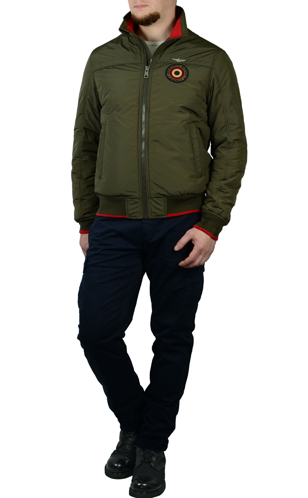 Куртка AERONAUTICA MILITARE verde militare (AB 1292) 