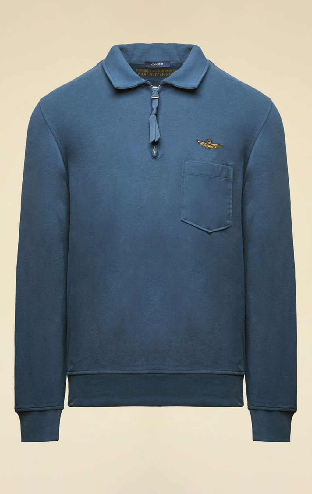 Свитшот AERONAUTICA MILITARE FW 25/26/TR titan avio (FE 2067) 
