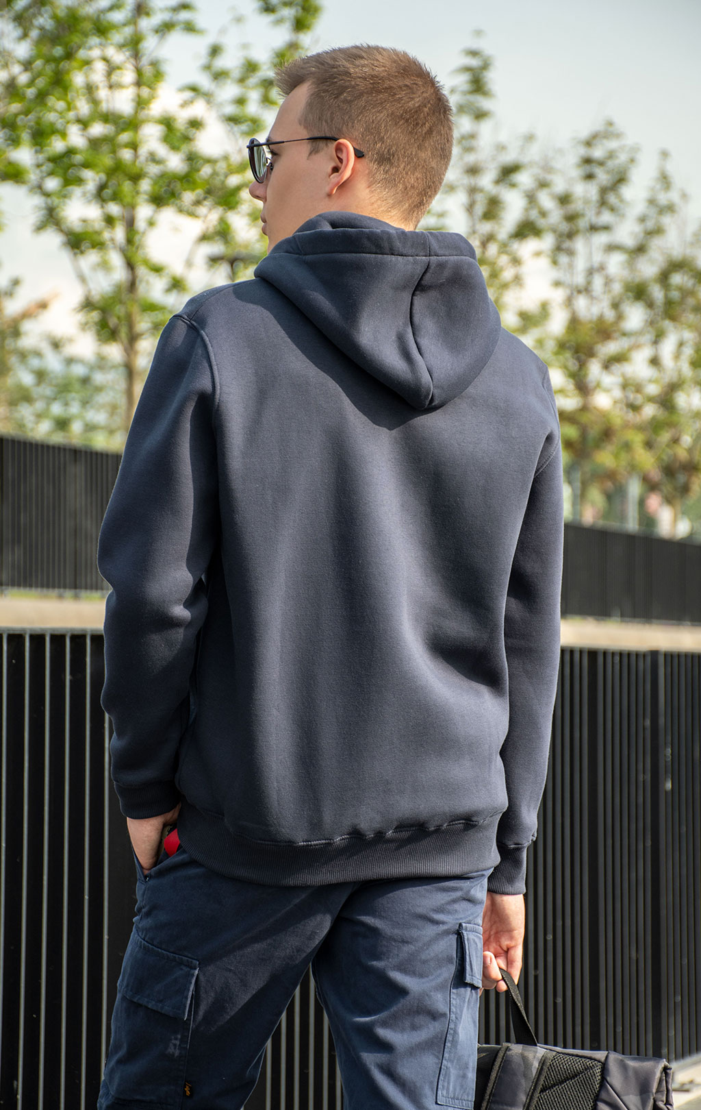 Толстовка ALPHA INDUSTRIES BASIC ZIP HOODY rep. blue 