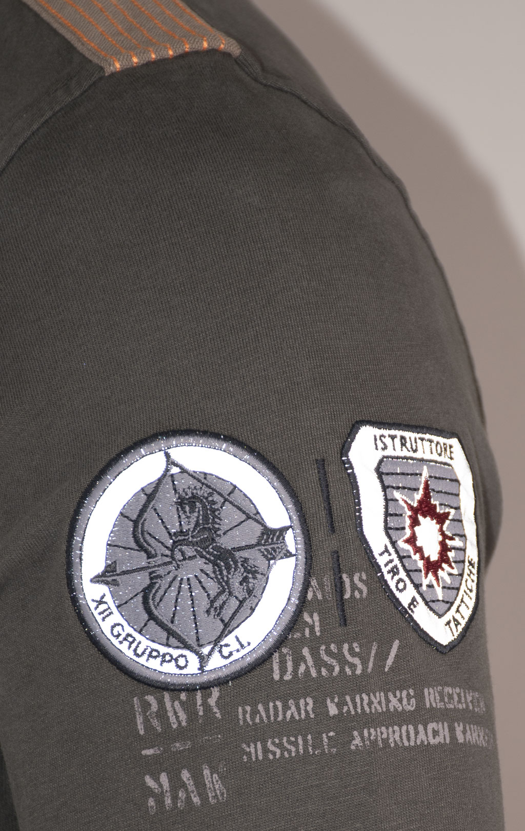 Поло-лонгслив AERONAUTICA MILITARE FW 24/25/TR dark musk (PO 1820) 