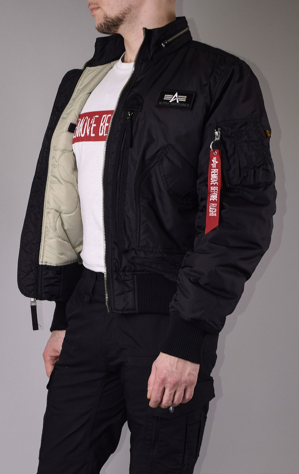 Куртка ALPHA INDUSTRIES ENGINE black 