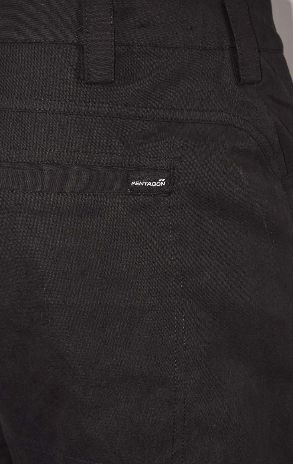 Брюки тактические Pentagon RENEGADE ORIGIN big size хлопок75%/нейлон25% black 05056 