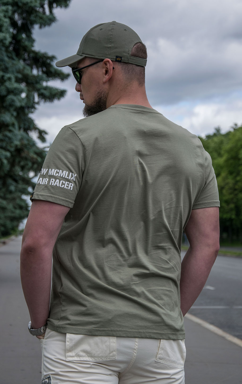 Футболка ALPHA INDUSTRIES UNLIMITED olive 