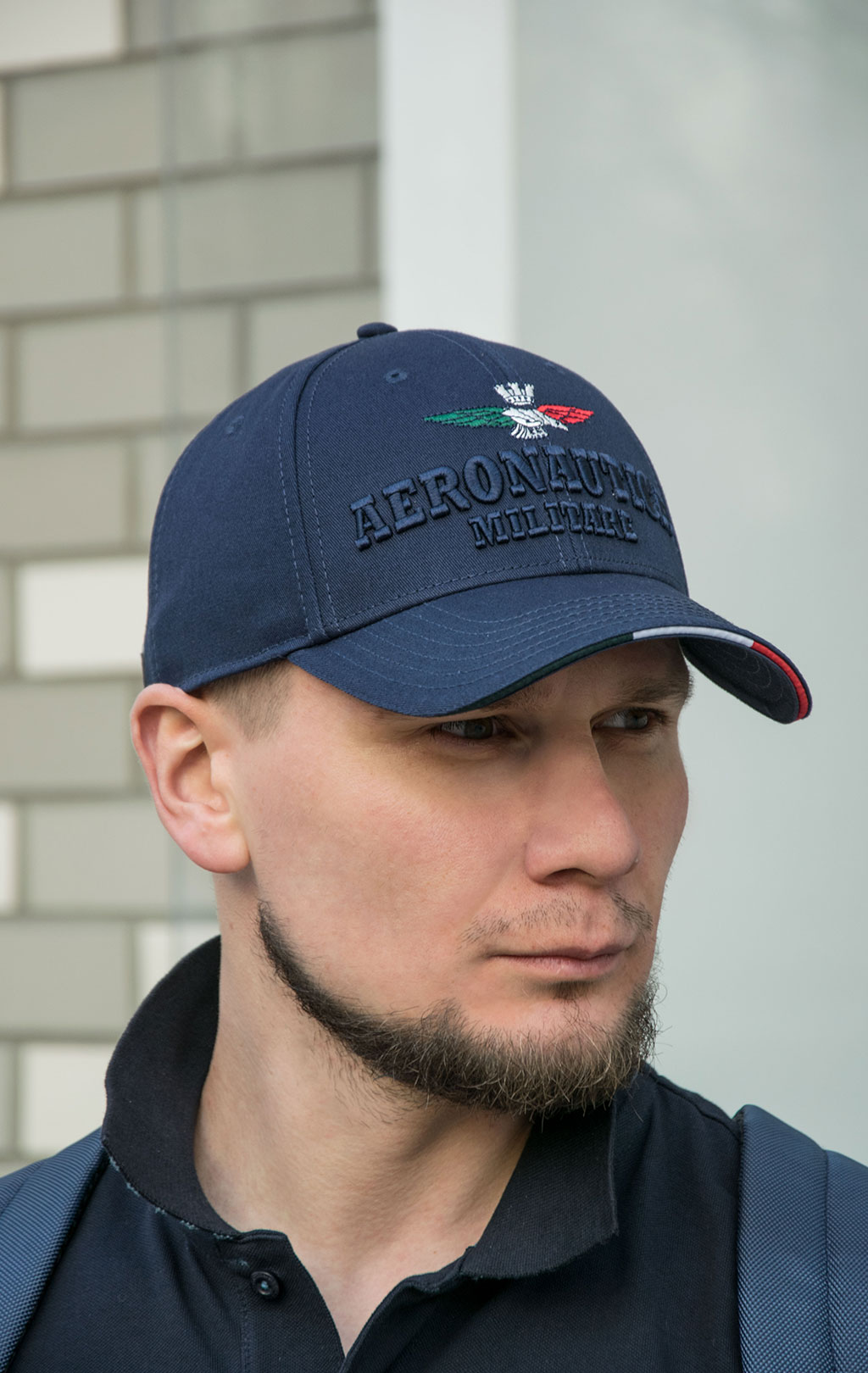 Бейсболка AERONAUTICA MILITARE SS 23/CN blue navy (HA 1136)