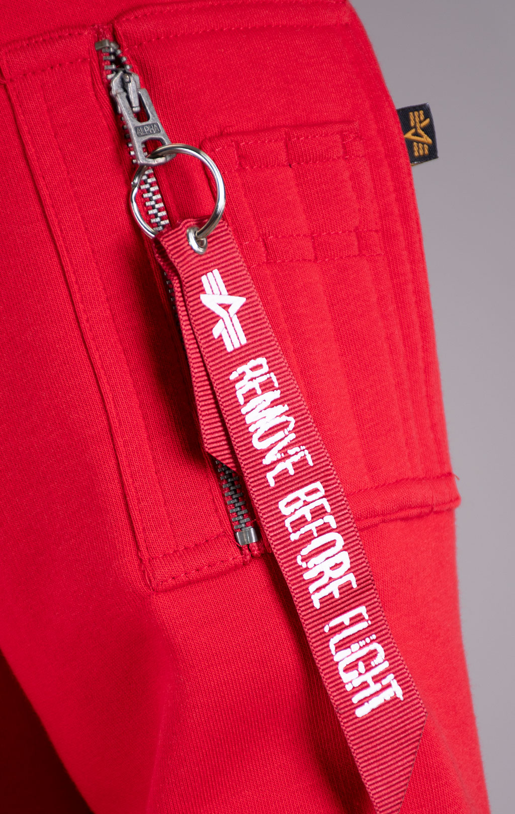 Свитшот ALPHA INDUSTRIES NASA Inlay speed red 
