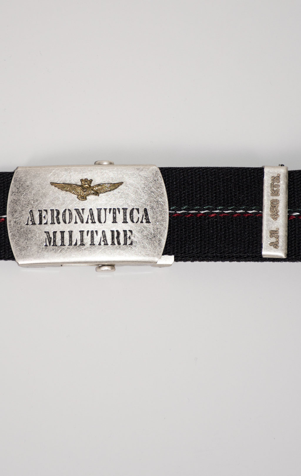 Ремень тканевый AERONAUTICA MILITARE SS 24/IT jet black (CI 304) 