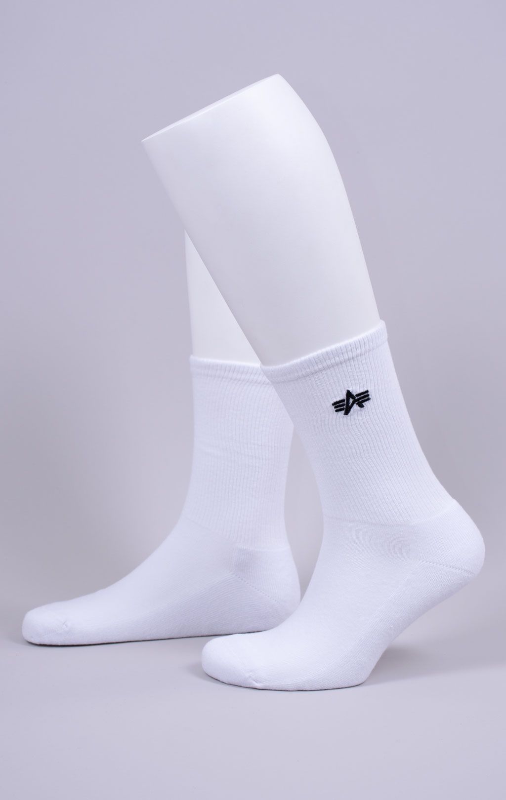 Носки ALPHA INDUSTRIES BASIC SOCKS (упаковка 3 пары) white 