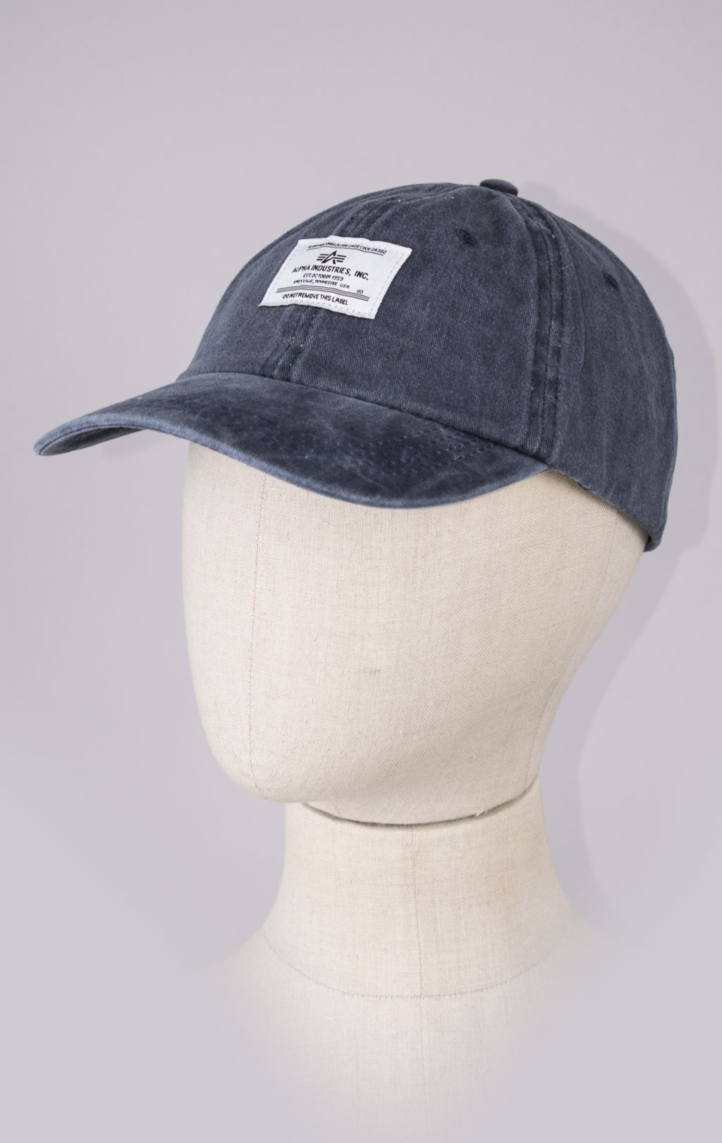 Бейсболка ALPHA INDUSTRIES BATTLEWASH CAP FW 23/24 rep. blue 