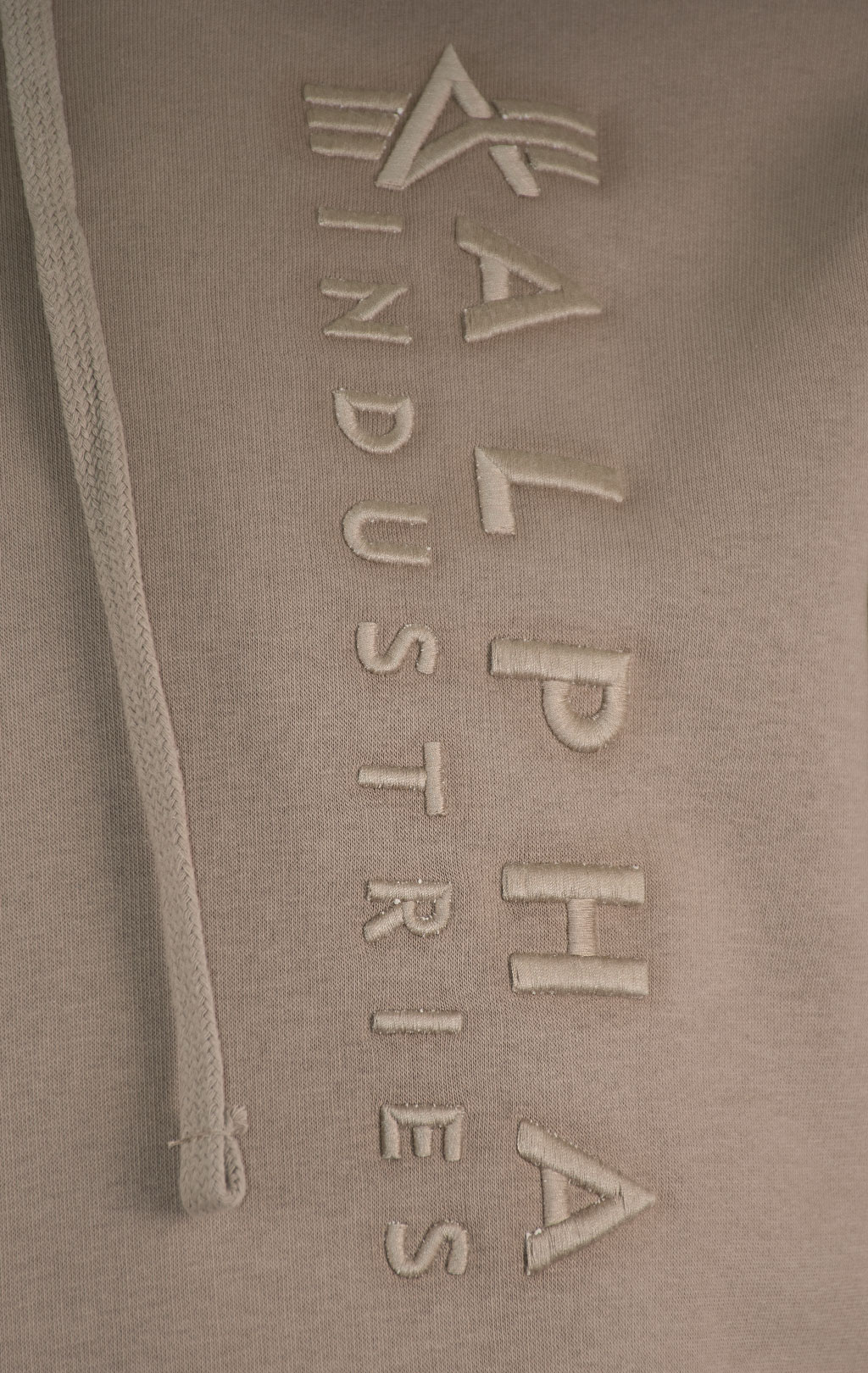 Толстовка ALPHA INDUSTRIES EMB HOODY vintage sand 