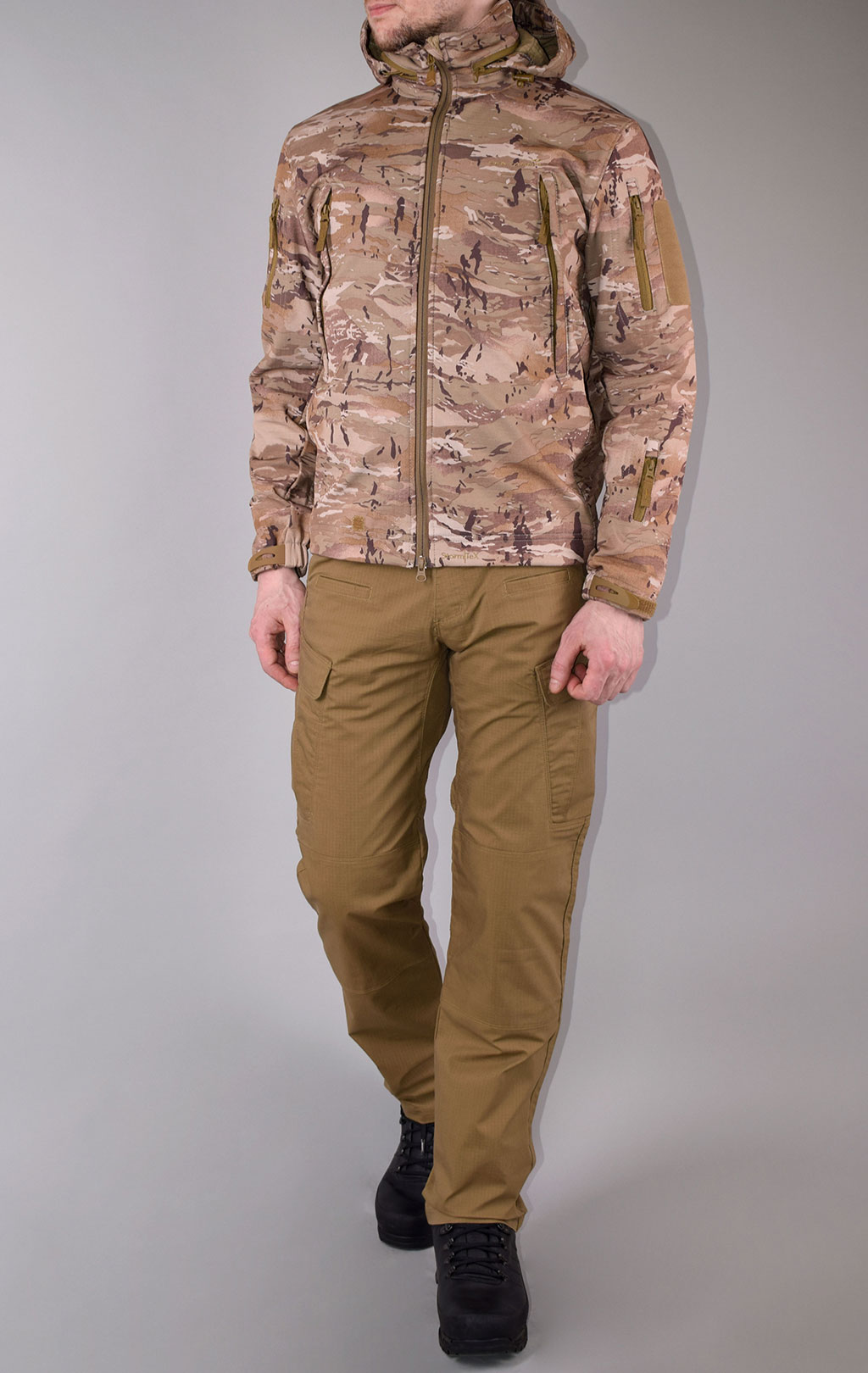 Куртка тактическая softshell Pentagon мембрана ARTAXES big size camo penta 08011 