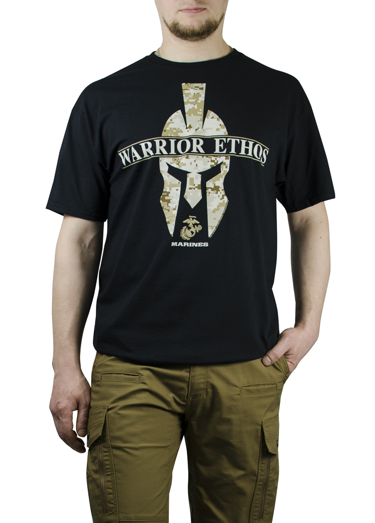 Футболка 7.62 Mariners warrior Ethos black (574) 