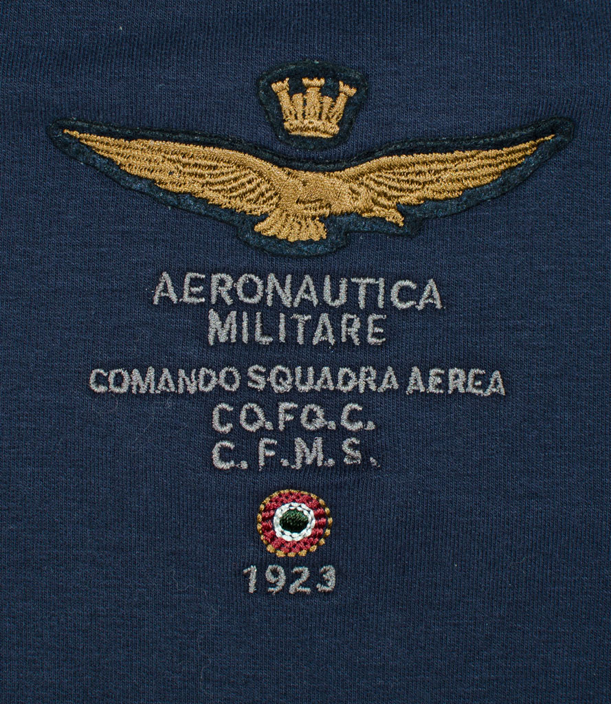 Толстовка AERONAUTICA MILITARE blue navy (FE 1116) 