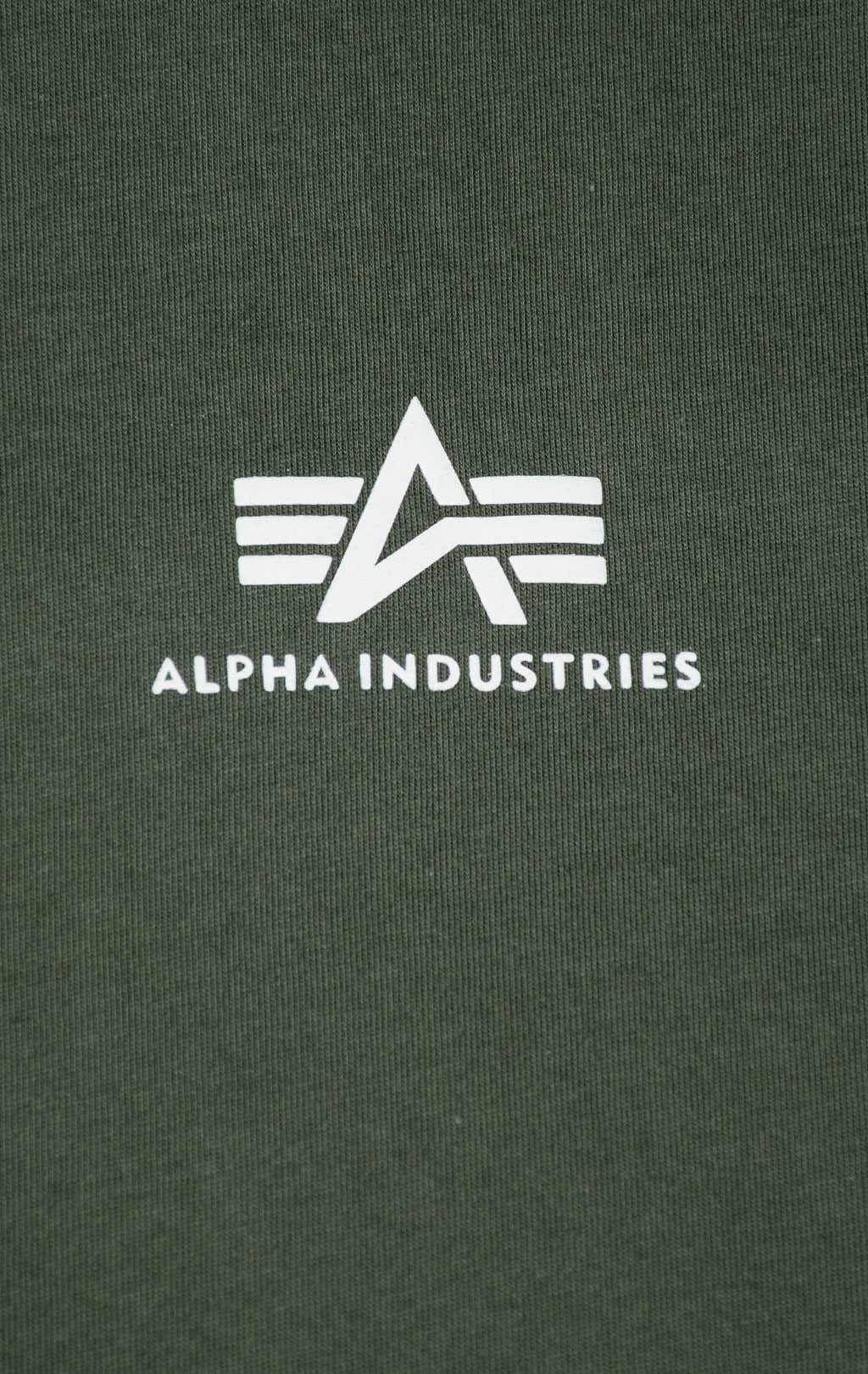 Футболка ALPHA INDUSTRIES BASIC T SMALL LOGO dark olive 