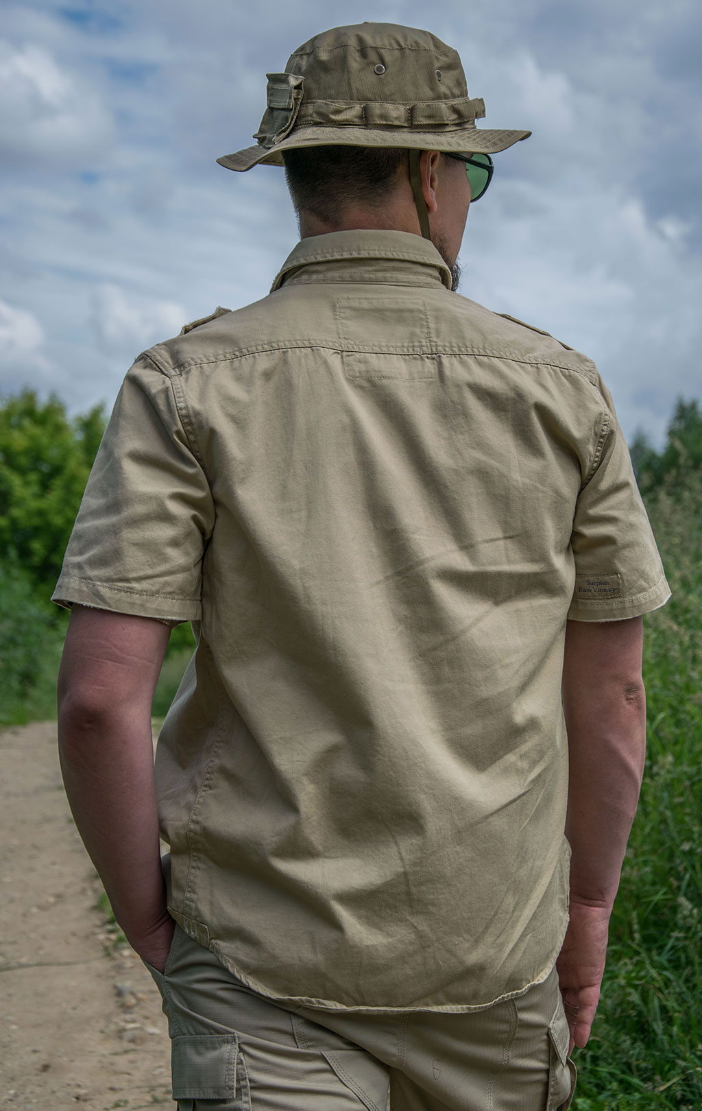 Рубашка Surplus RAW VINTAGE короткий рукав khaki 