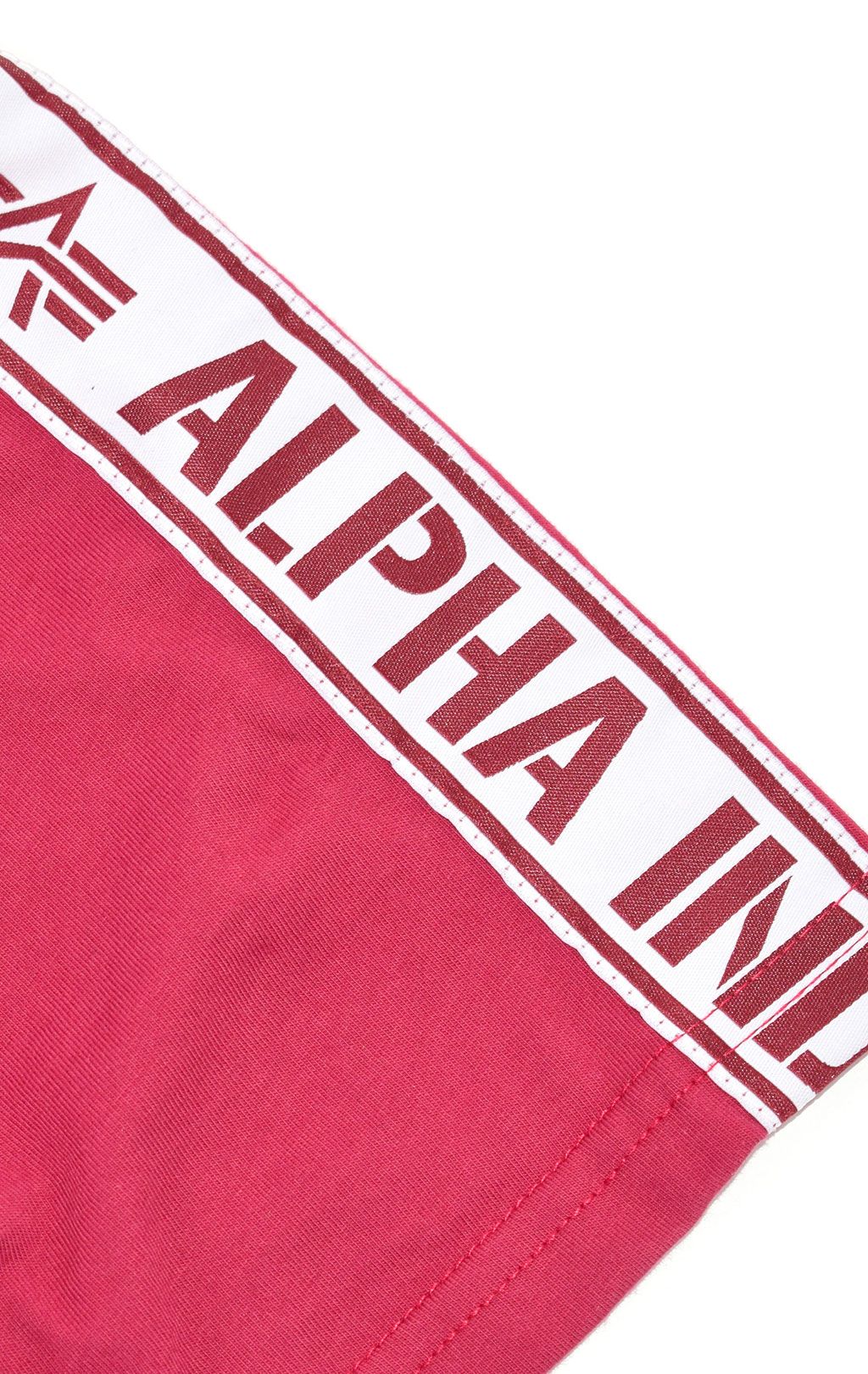 Женская футболка ALPHA INDUSTRIES AL TAPE T major red 