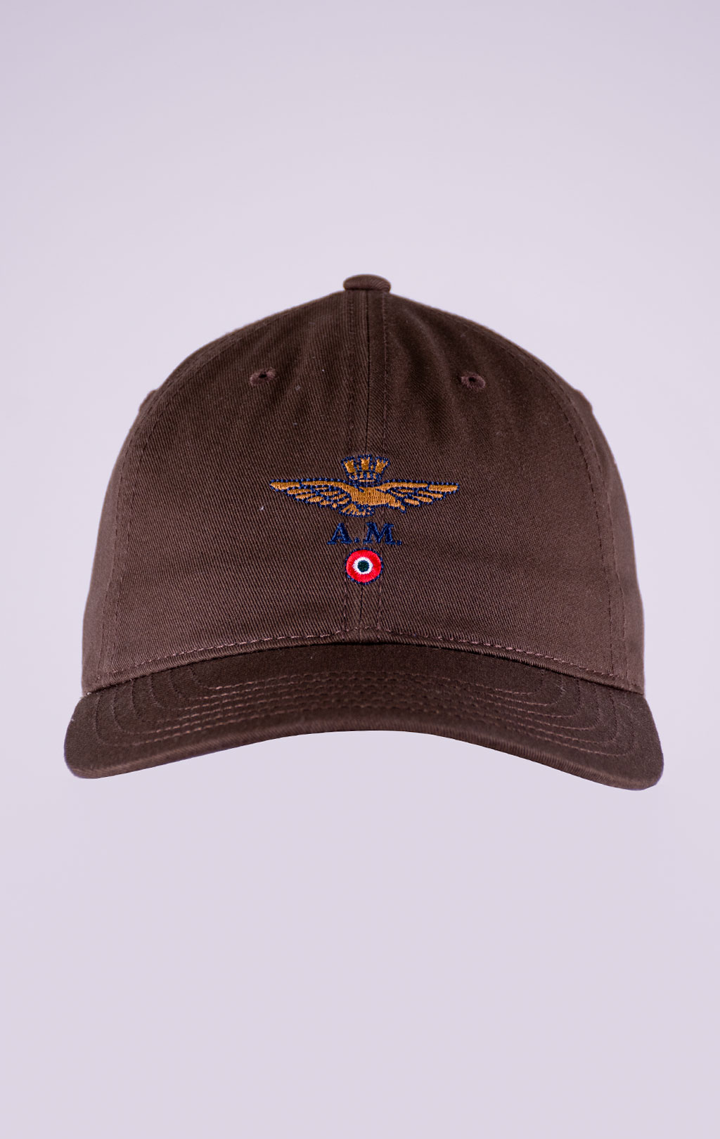 Бейсболка AERONAUTICA MILITARE SS 26/CN chestnut brown (HA 1246) 