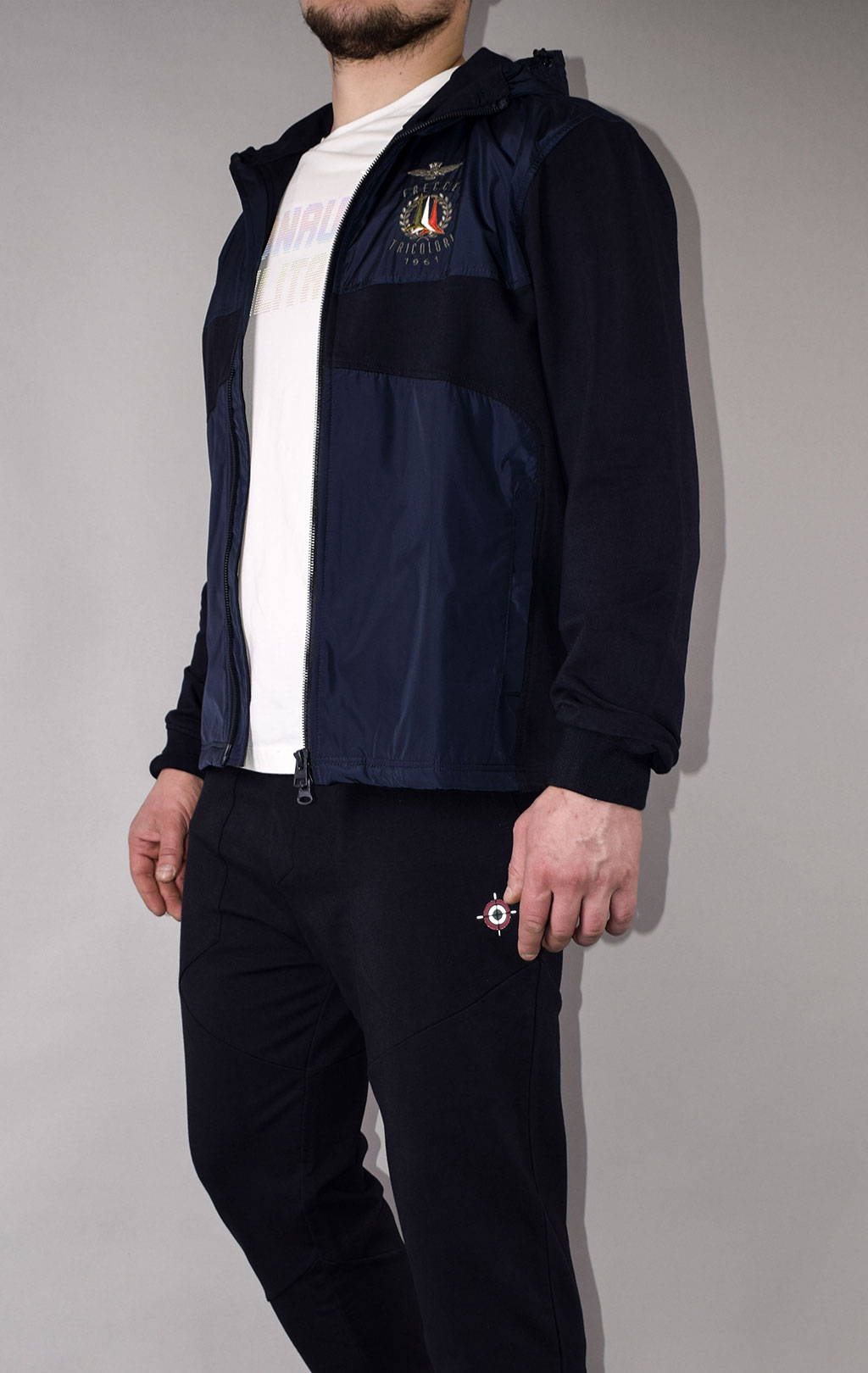 Ветровка AERONAUTICA MILITARE SS 21 m/CN blue navy (AF 422) 