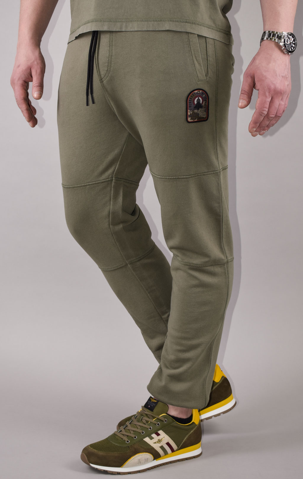 Брюки спортивные AERONAUTICA MILITARE SS 22/IN verde militare (PF 841) 