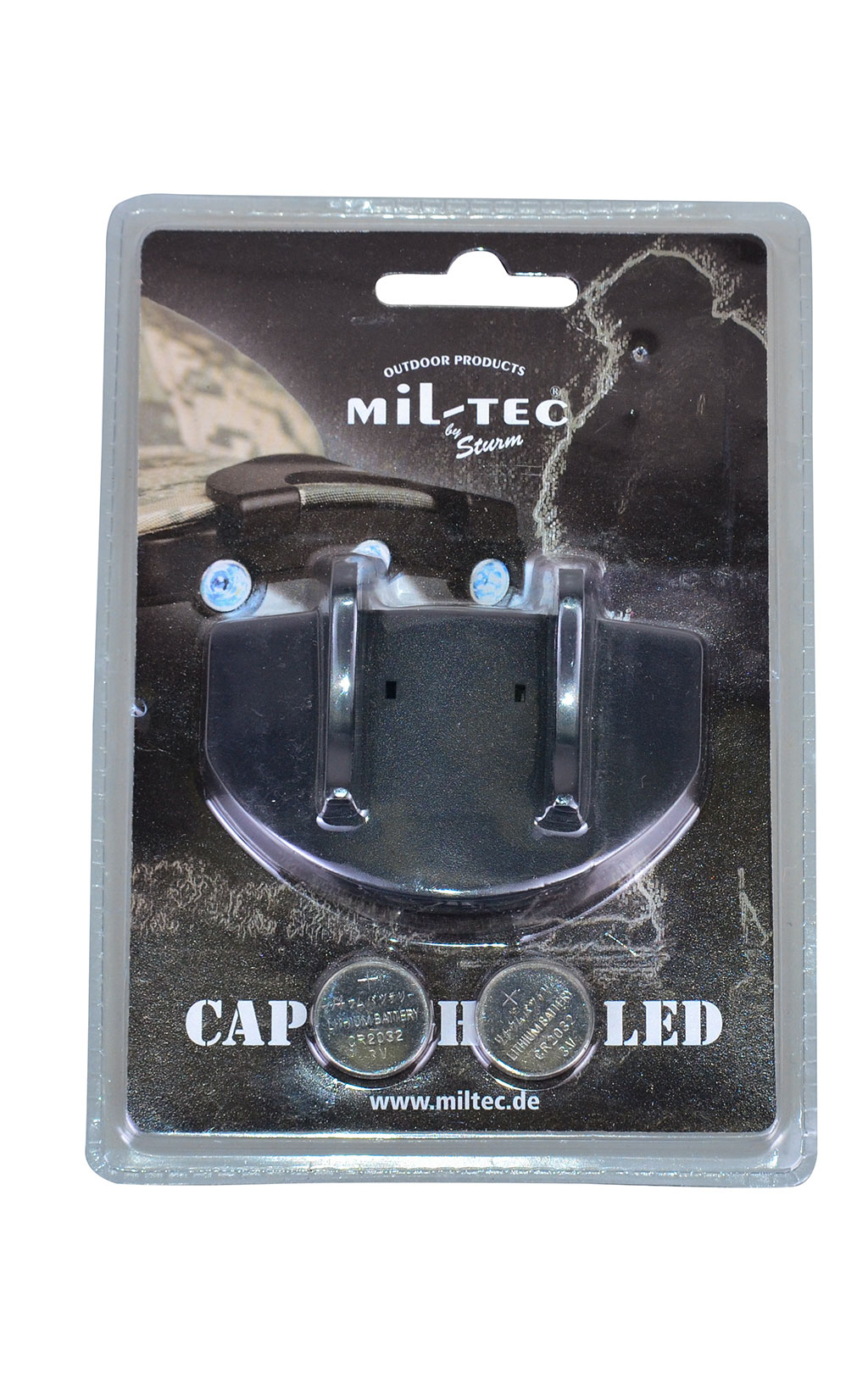 Фонарь на кепку Mil-Tec 3 LED CAP LIGHT black 