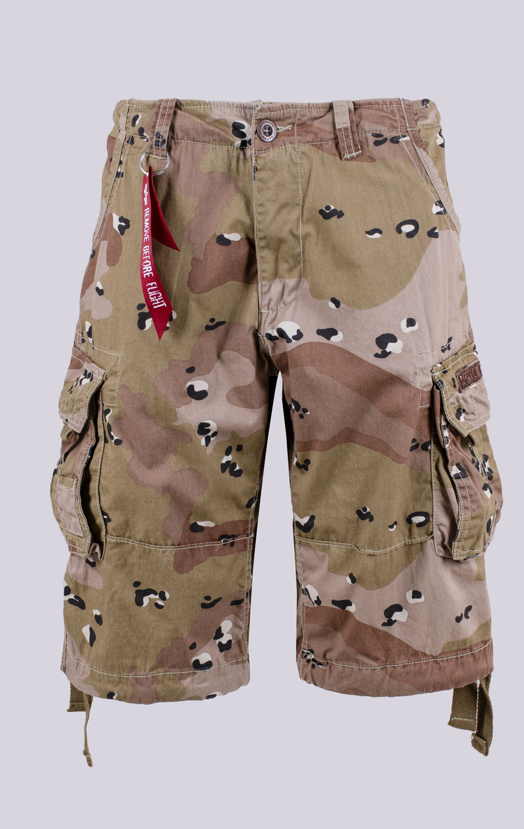 Шорты карго ALPHA INDUSTRIES JET chocolate chip 