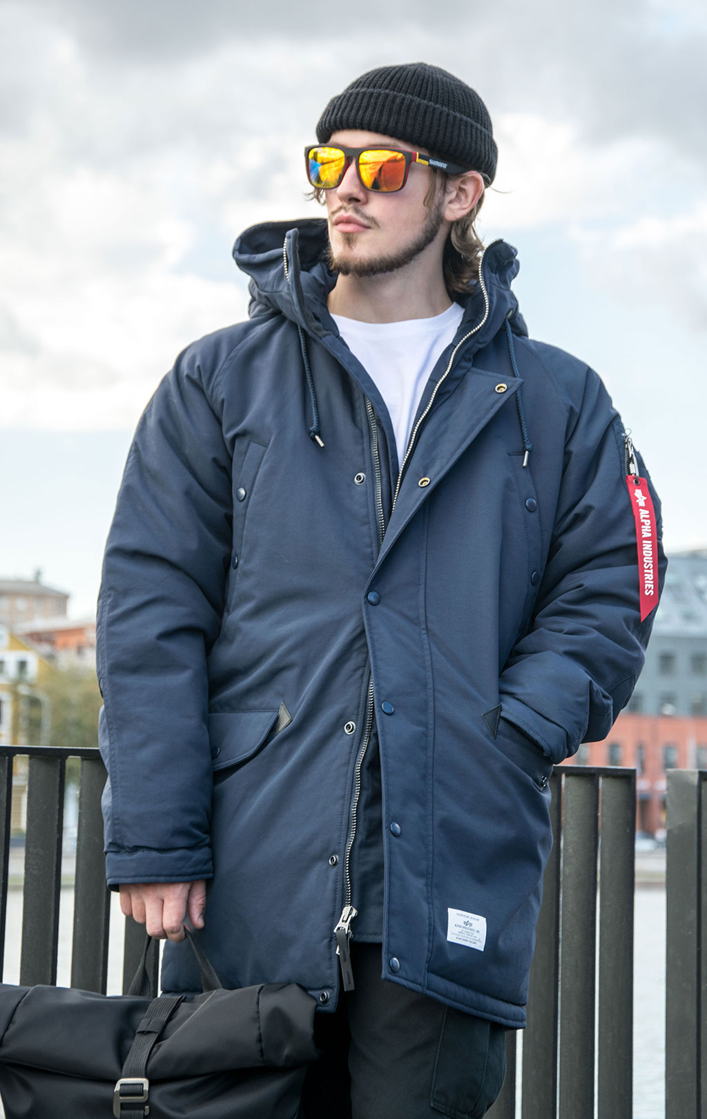 Аляска ALPHA INDUSTRIES ALTITUDE MOD PARKA N-3B FW 23/24 m rep. blue 