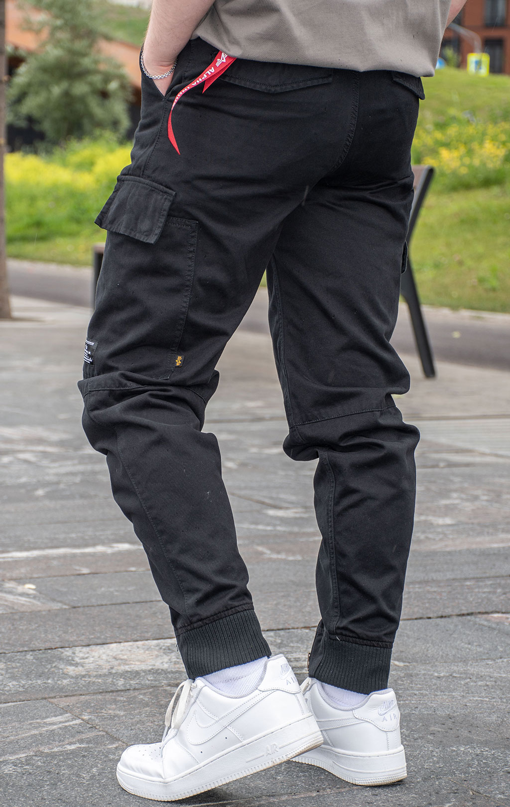 Брюки-карго ALPHA INDUSTRIES A-11 PANT плотные black 