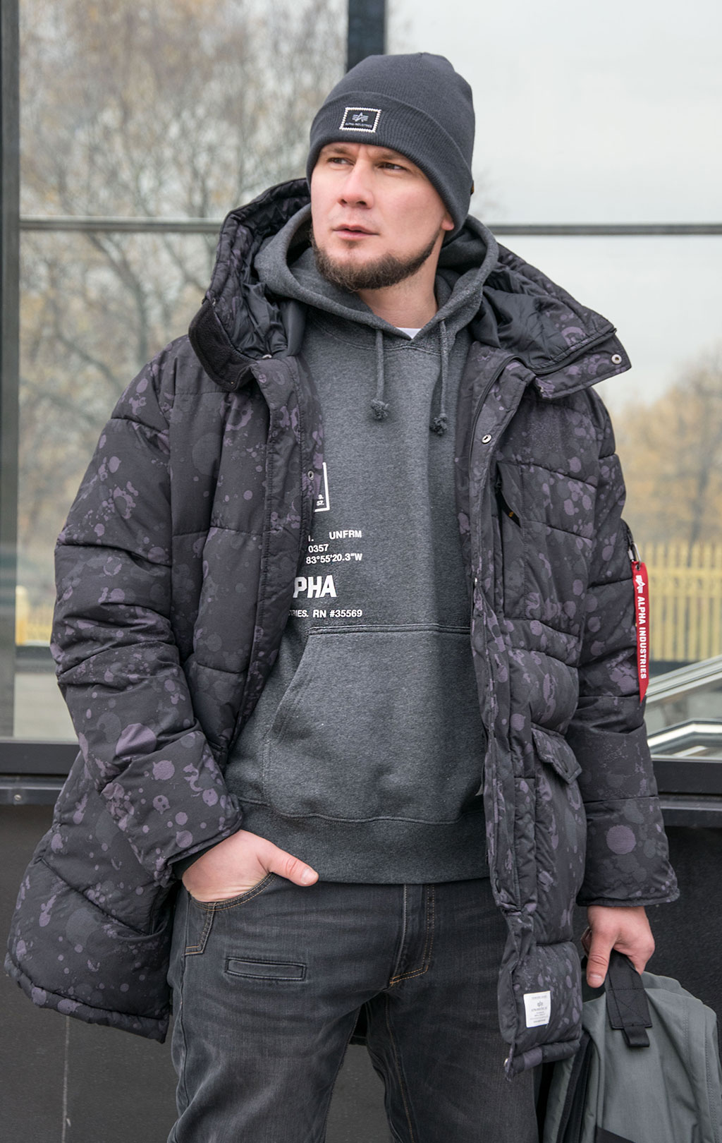 Alpha industries n3b puffer best sale