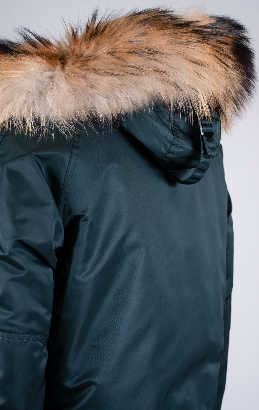 Аляска ALPHA INDUSTRIES N-3B VF 59 натур. мех dark petrol 