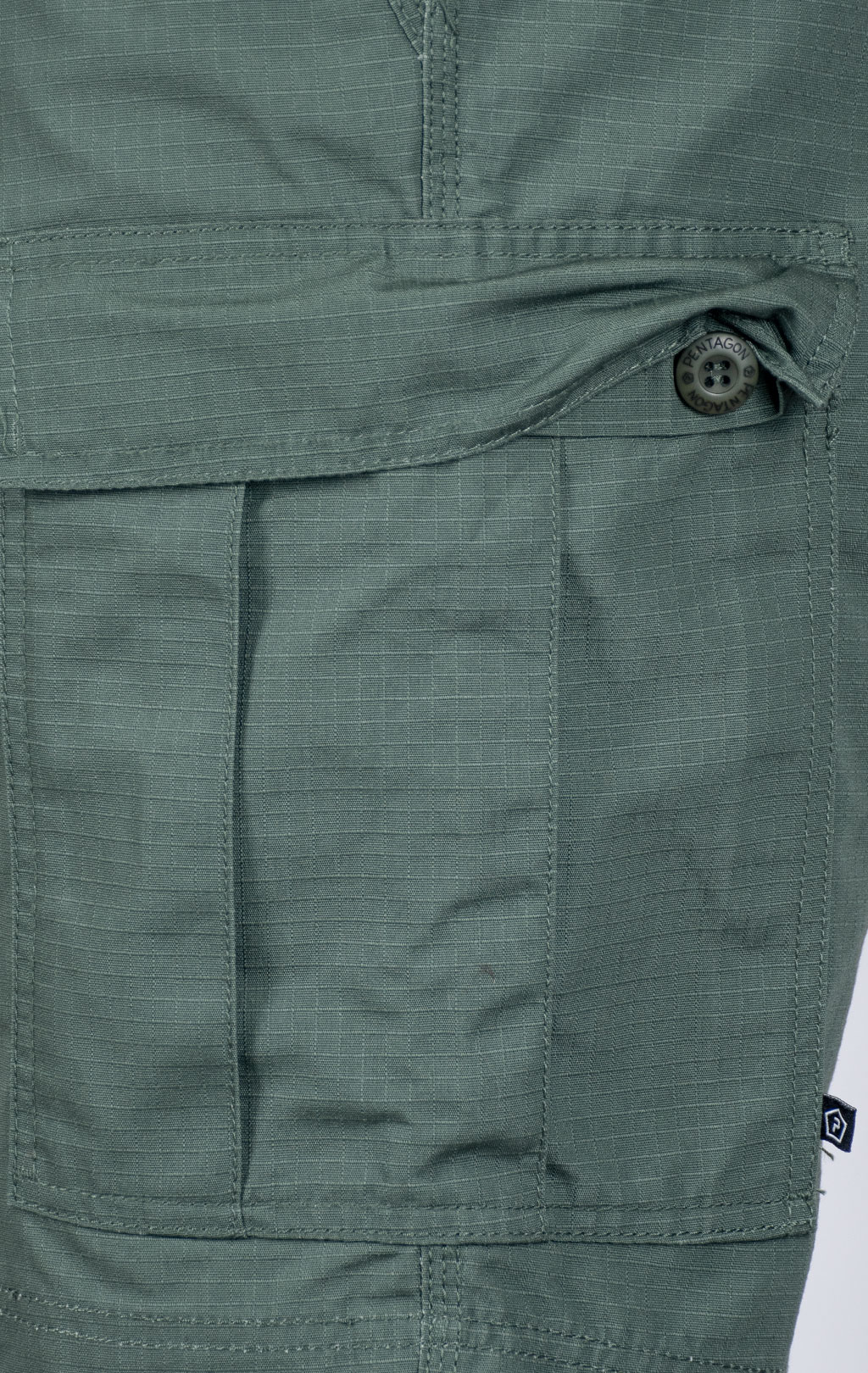 Шорты карго Pentagon BDU 2.0 big size хлопок35%/полиэстер65% Rip-Stop 06CG-camo green 05011 