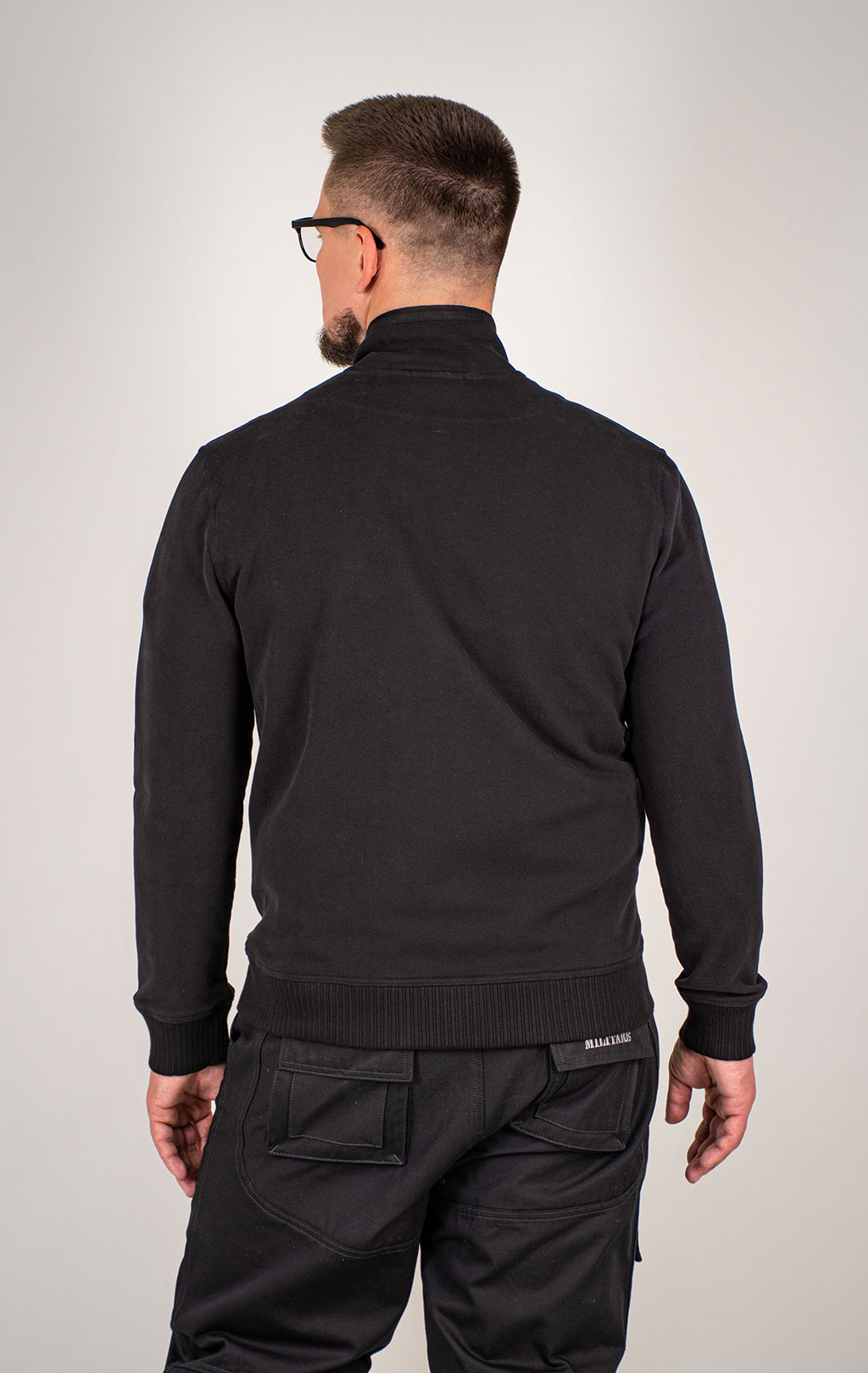 Олимпийка AERONAUTICA MILITARE FW 25/26/TR jet black (FE 2069) 