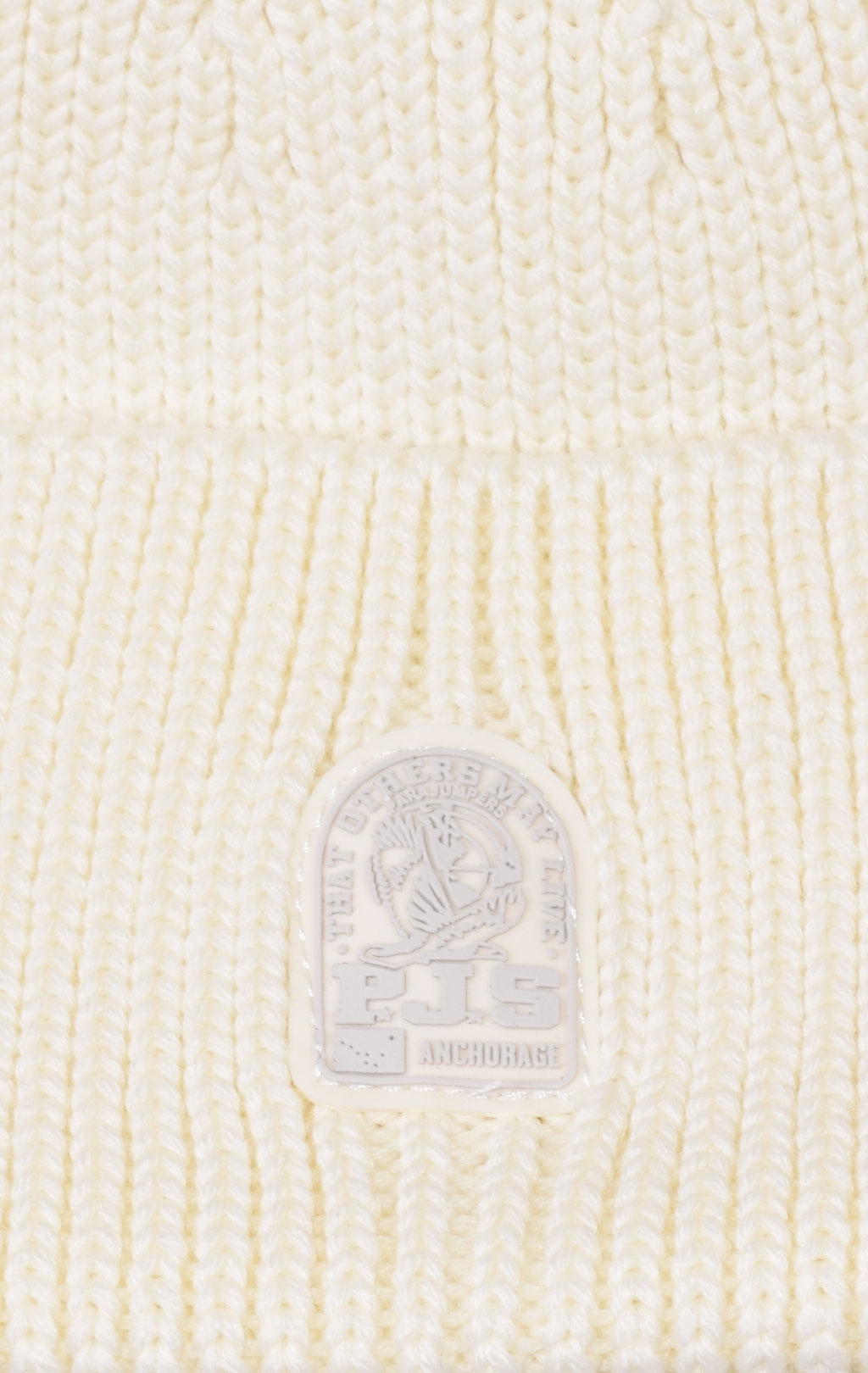 Шапка вязаная PARAJUMPERS PLAIN BEANIE FW 21/22 milk 