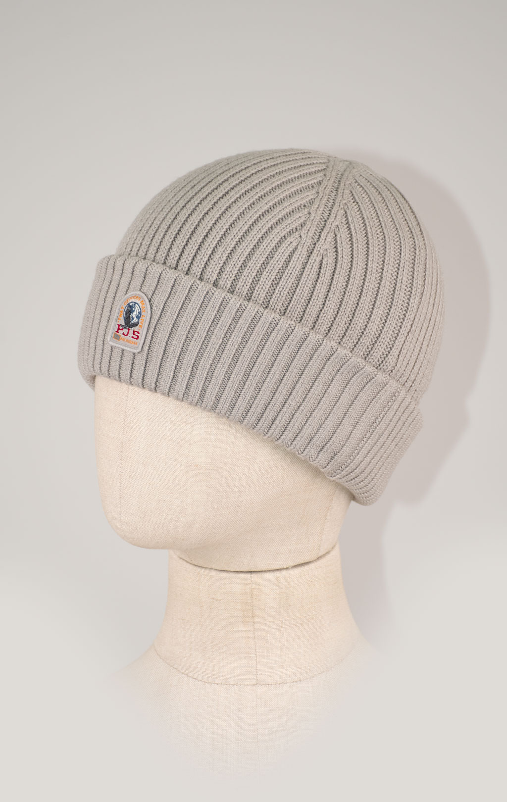 Шапка вязаная PARAJUMPERS RIB HAT FW 25/26 chateau grey 
