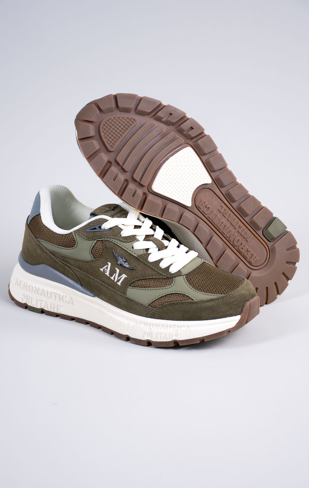 Кроссовки AERONAUTICA MILITARE (SC 0318) SS 26/CN oliva 