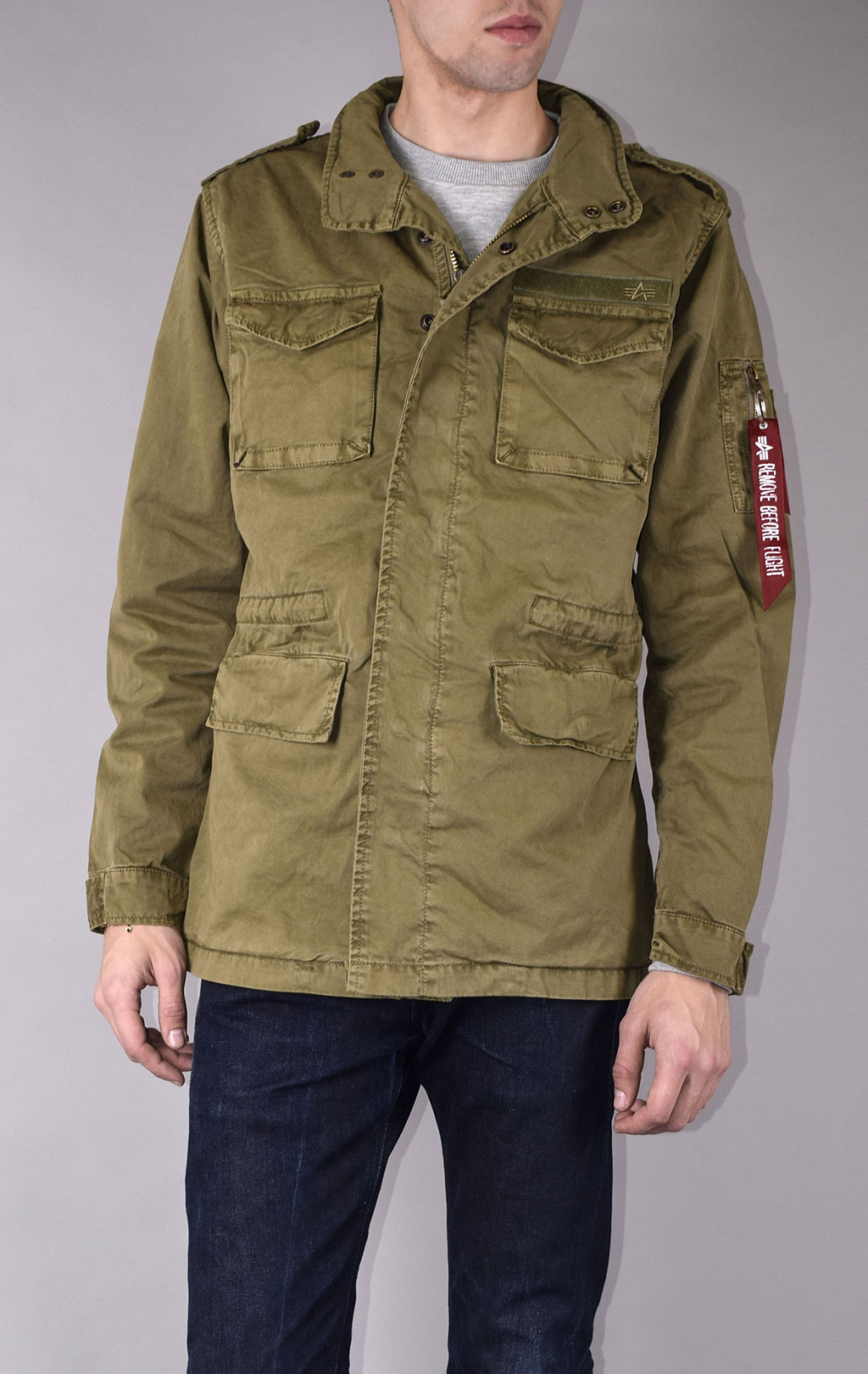 Ветровка ALPHA INDUSTRIES HUNTINGTON M-65 olive 