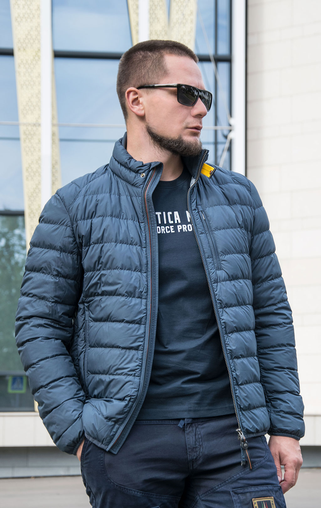 Куртка-пуховик лёгкая PARAJUMPERS UGO FW 23/24 dark avio 