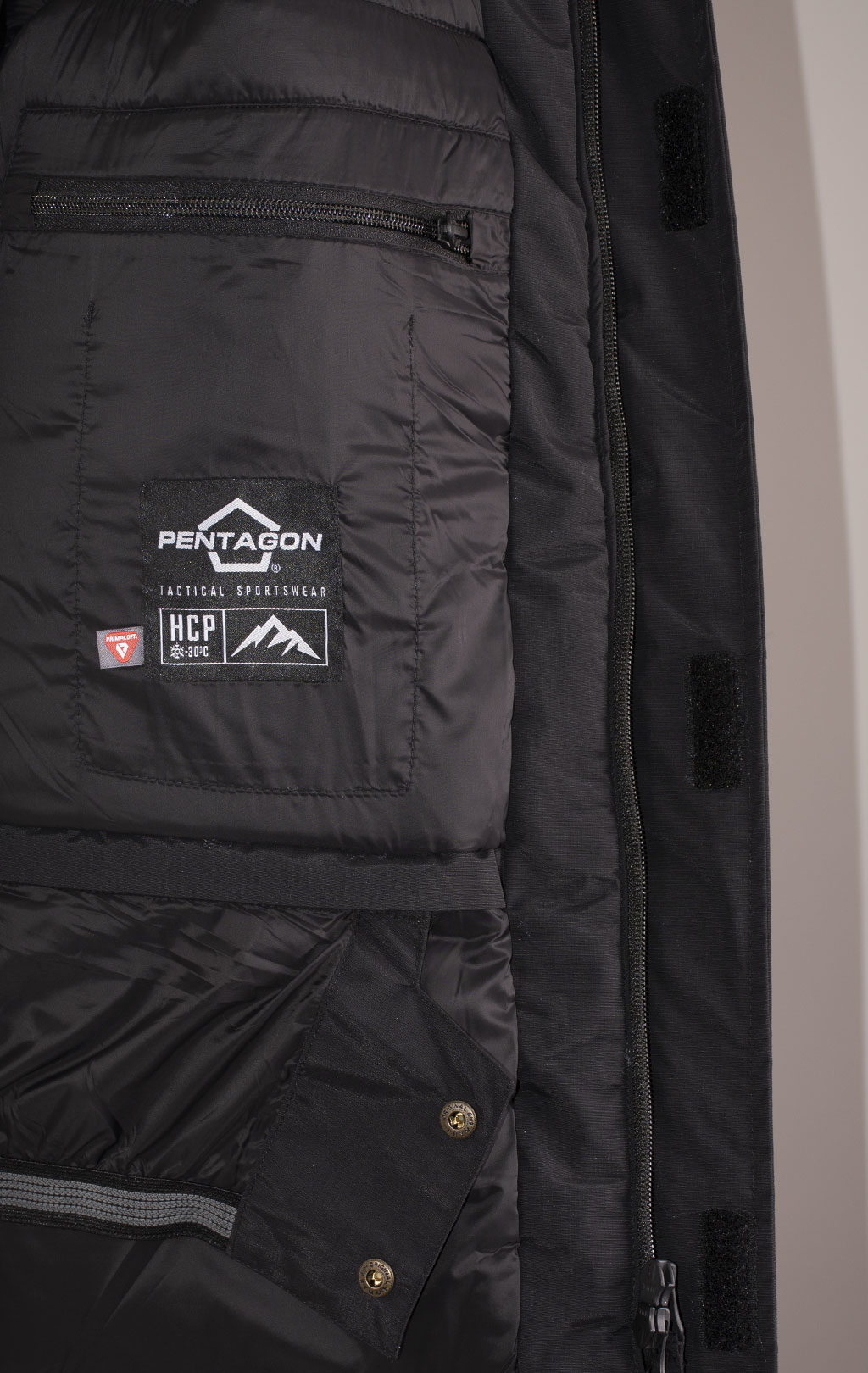 Парка тактическая Pentagon HCP V2.0 Primaloft экстремального холода black 01008-2.0 