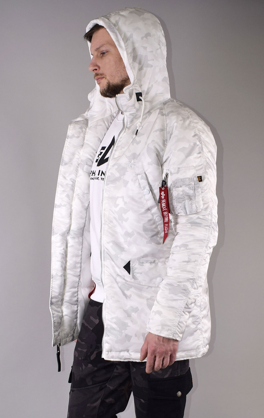 Аляска ALPHA INDUSTRIES PM N-3B camo white 