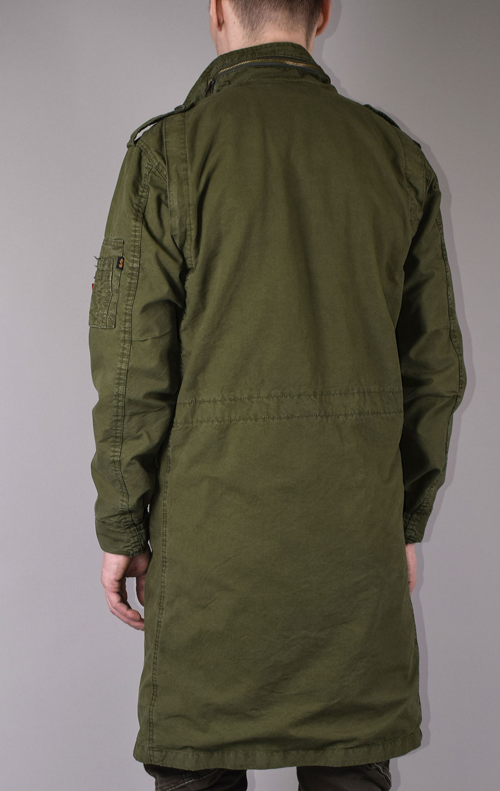 Ветровка ALPHA INDUSTRIES LW M-65 COAT dark olive 