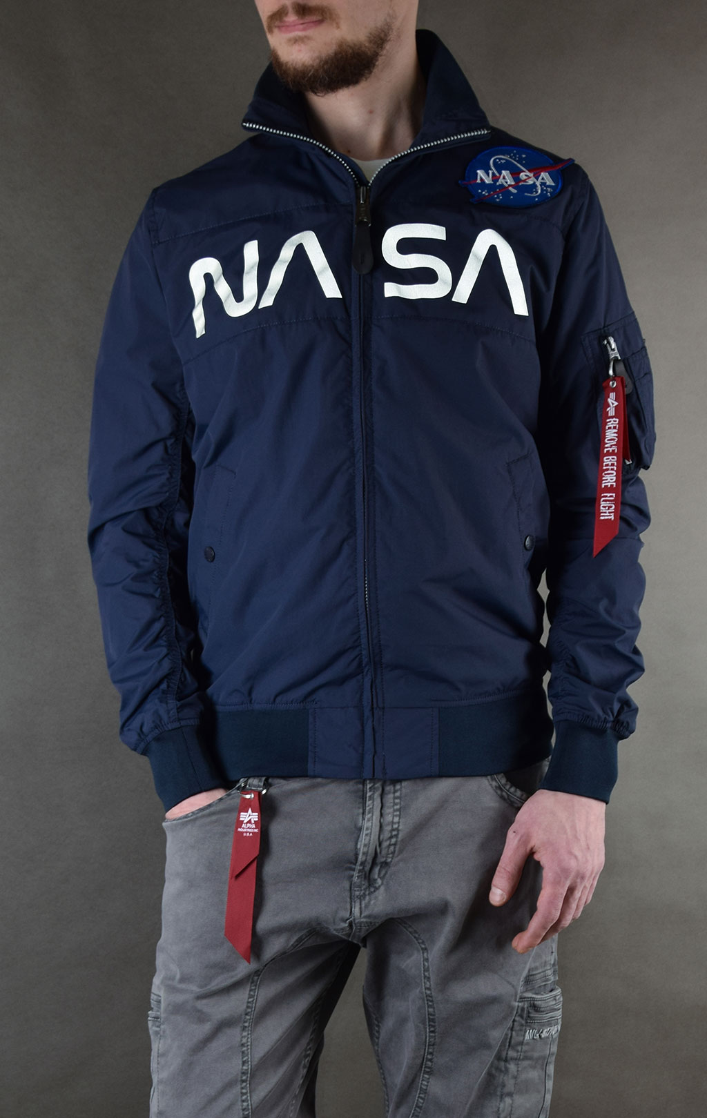 Ветровка ALPHA INDUSTRIES NASA JACKET rep. blue 