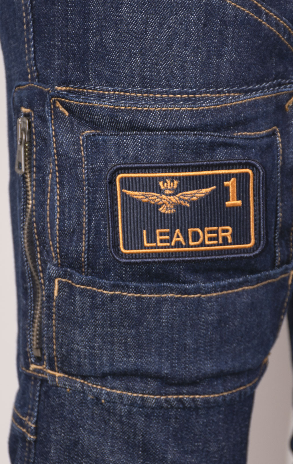 Джинсы-карго AERONAUTICA MILITARE ANTI-G плотные FW 24/25/AL dark denim wash (PA 939) 