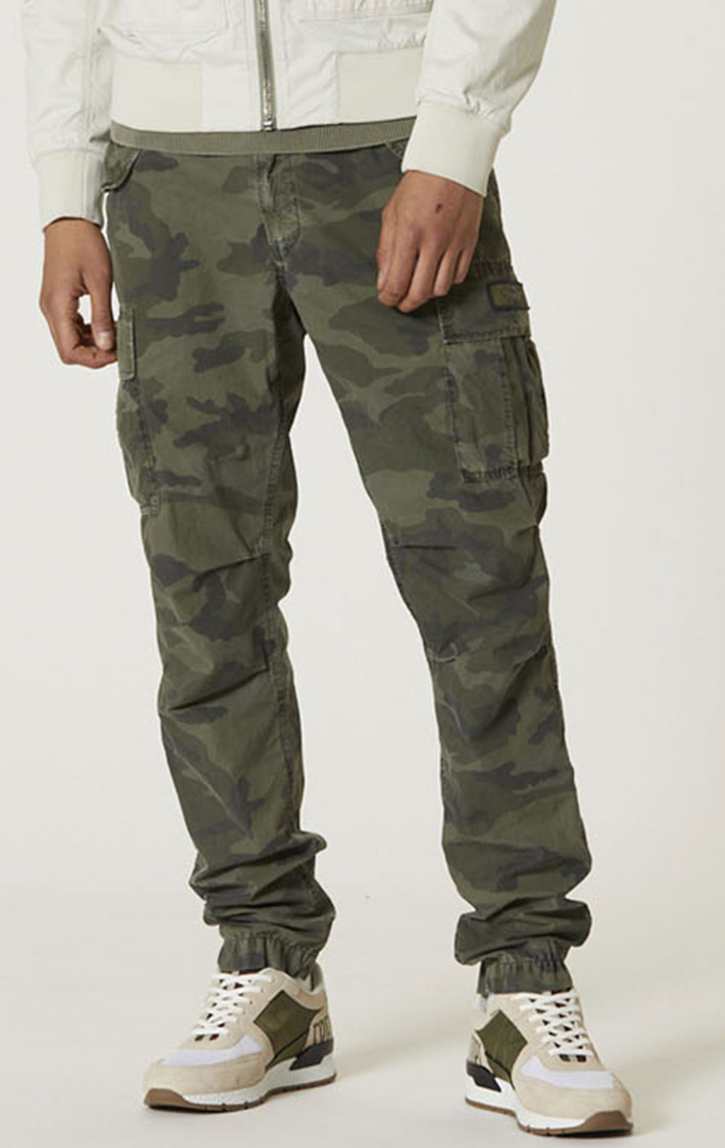 Брюки-карго AERONAUTICA MILITARE big size SS 23/AL camouflage pilot (PA 1522) 