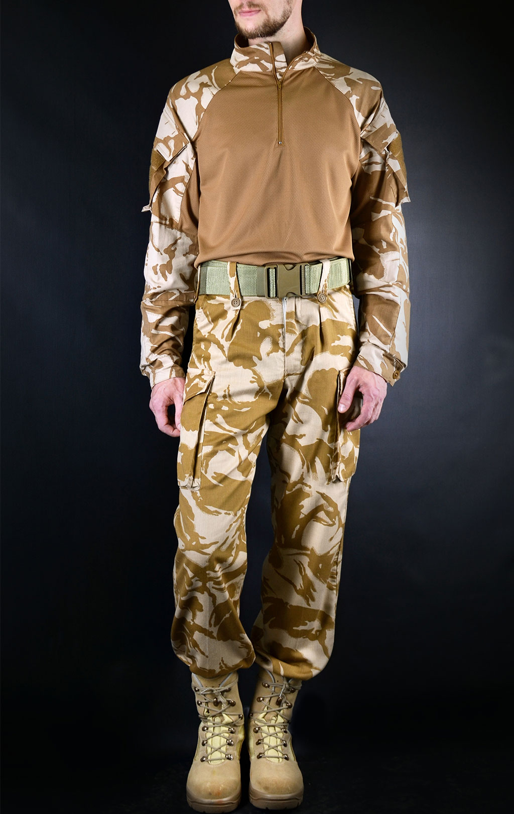 Рубашка Combat Shirt с защитой dpm desert Англия