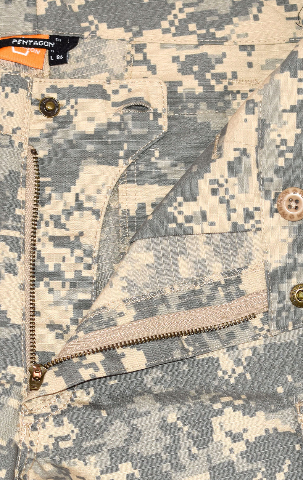 Брюки тактические Pentagon BDU 2.0 big size хлопок35%/полиэстер65% Rip-Stop acu 05001 