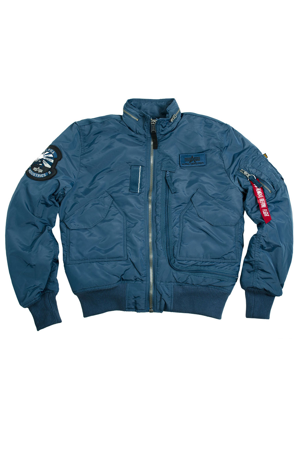 Куртка ALPHA INDUSTRIES ENGINE blue bold 