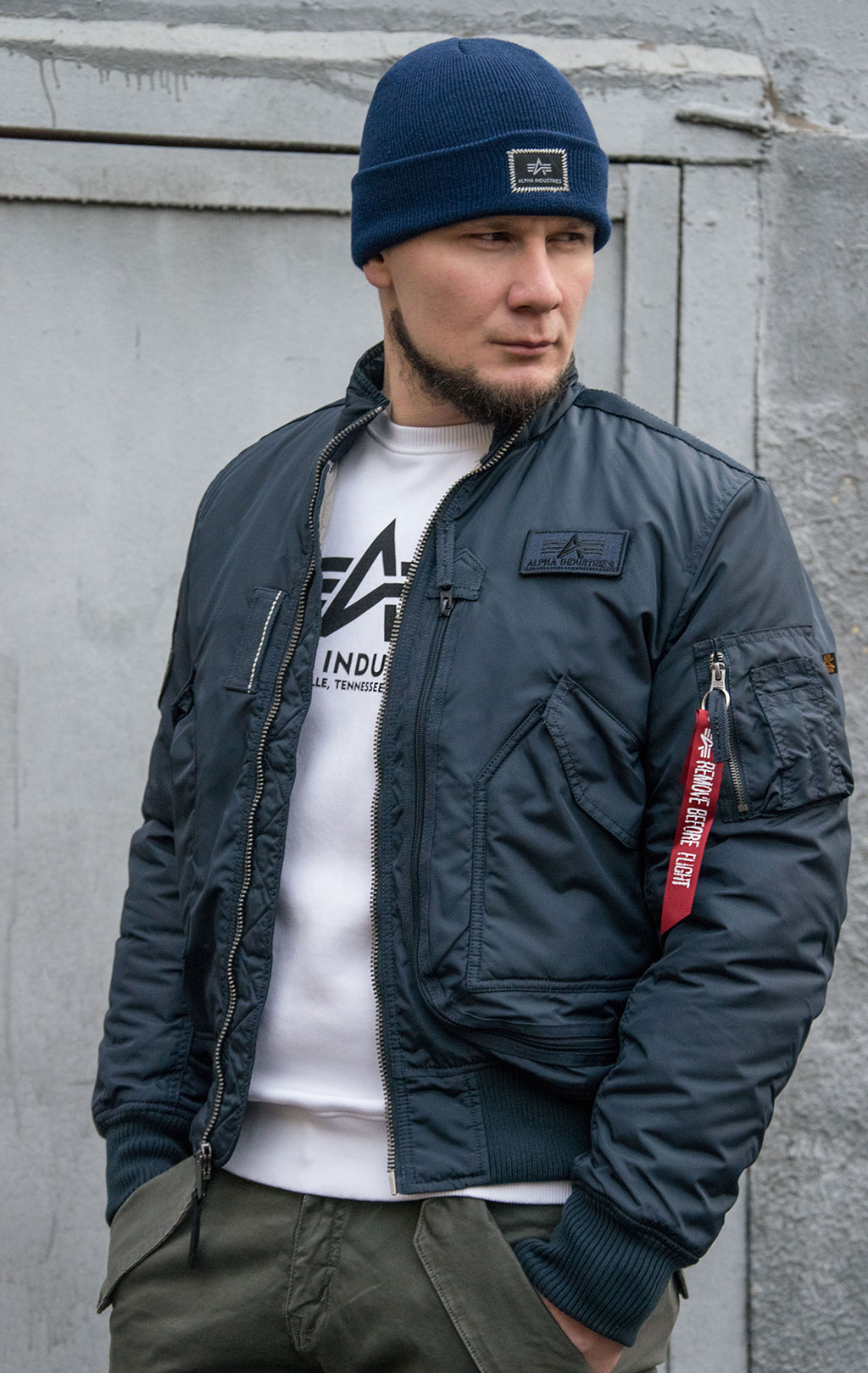 Куртка ALPHA INDUSTRIES ENGINE rep. blue 