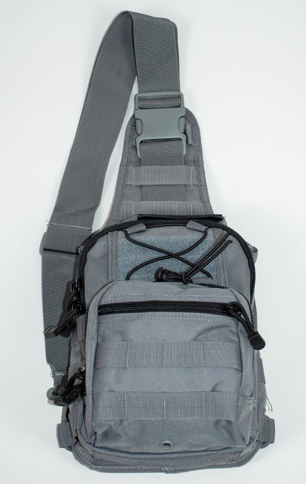 Рюкзак однолямочный Hausheng SLING MOLLE пряжка фастекс grey PK-098-4 