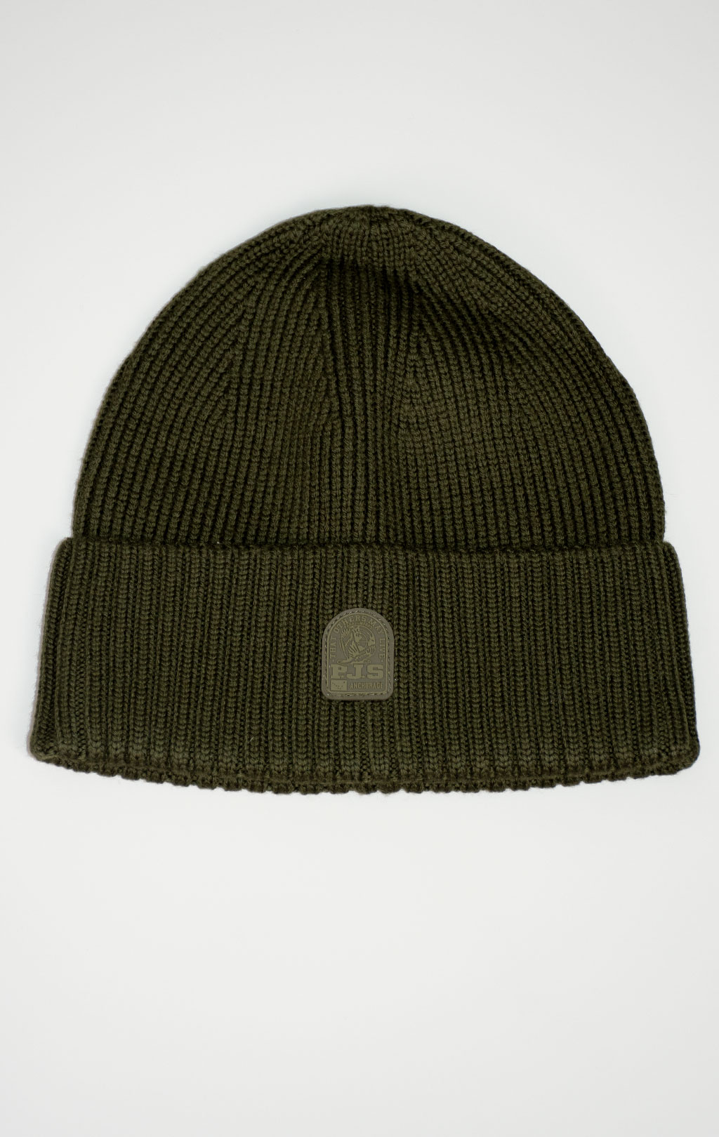 Шапка вязаная PARAJUMPERS PLAIN BEANIE FW 25/26 deep moss 