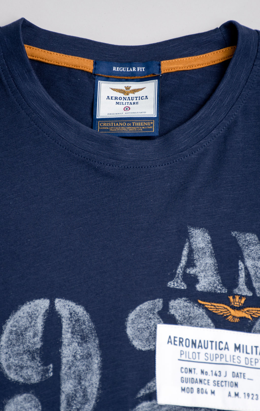 Футболка AERONAUTICA MILITARE big size SS 26/BD blue navy (TS 2524) 