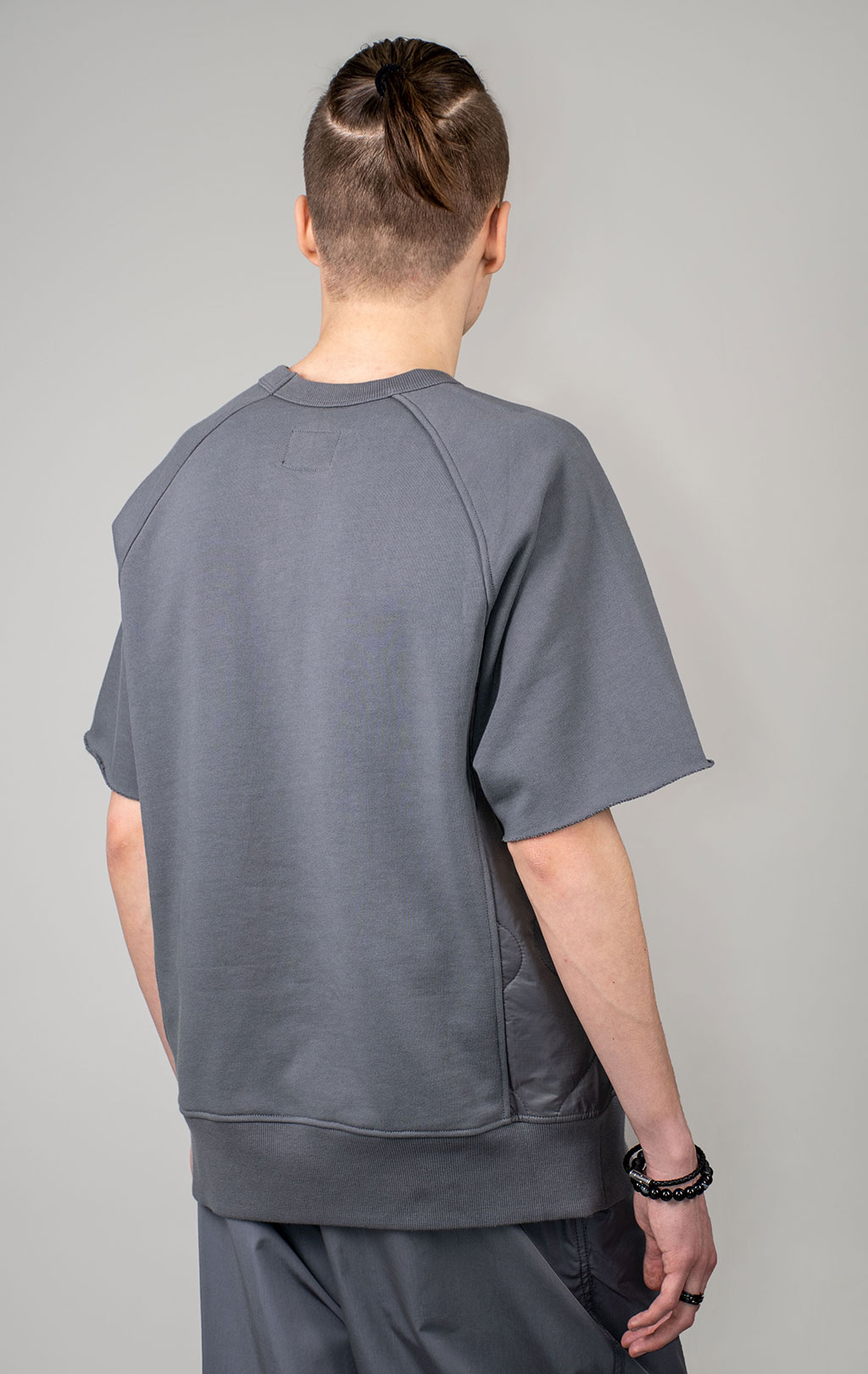 Свитшот ALPHA INDUSTRIES SHORT SLEEVE SWEATSHIRT SS 24 m aircraft gray 