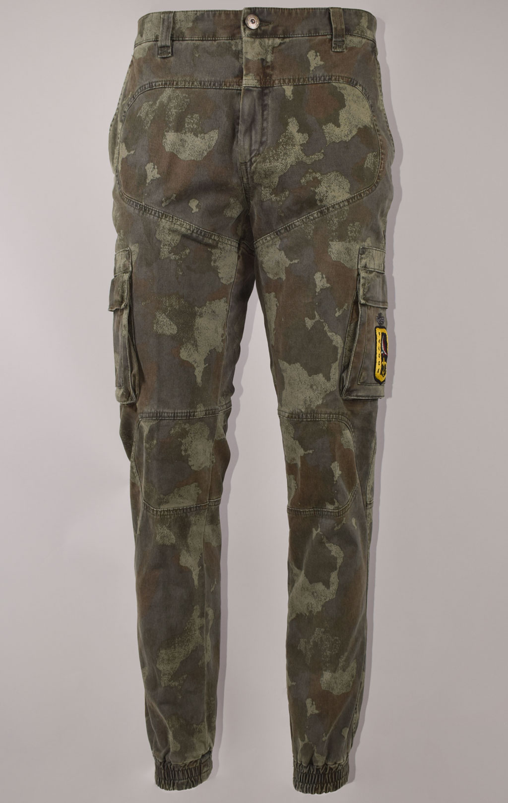 Брюки-карго AERONAUTICA MILITARE плотные FW 22/23/AL camouflage pilot (PA 1510) 